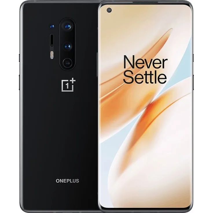 OnePlus 8 Pro 5G Smartphone, 17,22cm (6,78 Zoll) AMOLED-Display, 128GB interner Speicher, 8GB RAM, Dual-SIM, Onyx Black