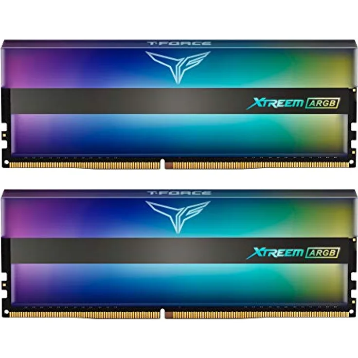 TEAM T-Force Xtreem ARGB - DDR4 - 16 GB: 2 x 8 GB - DIMM 288-PIN - 3600 MHz / PC4-28800 - CL18 - 1.35 V - ungepuffert - non-ECC - Spiegel (TF10D416G3600HC18JDC01)