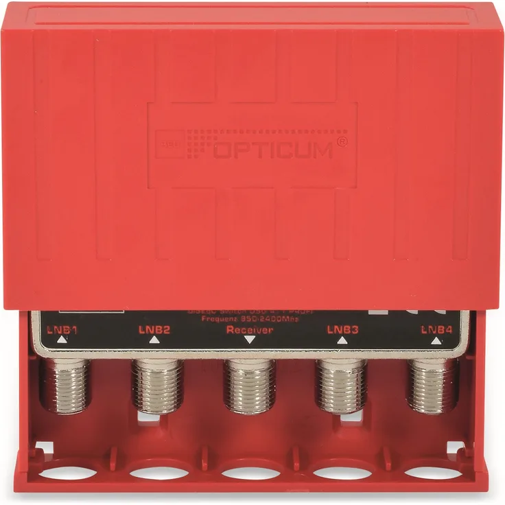 DiSEqC-Schalter OPTICUM 4/1 Profi, mit WSG