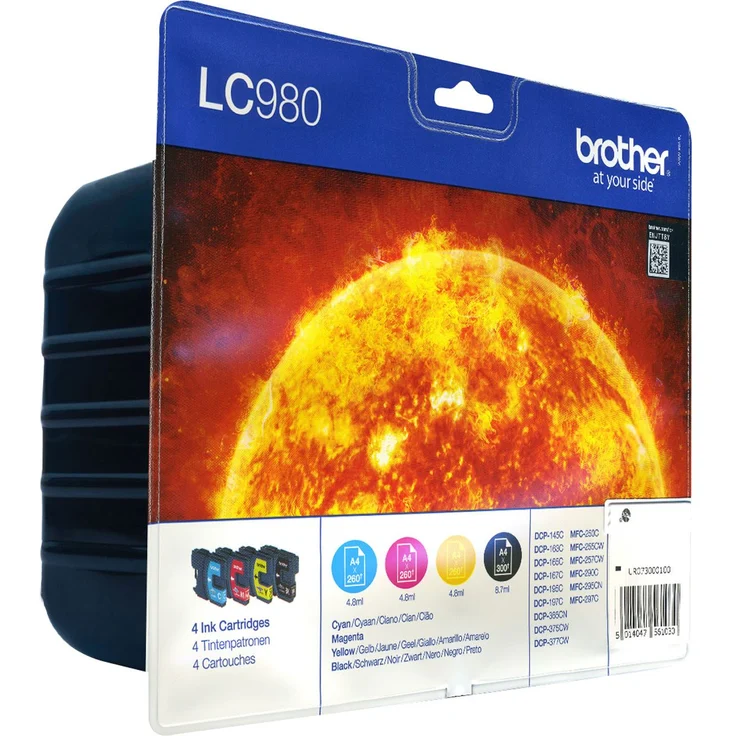 Brother LC-980VALBP Schwarz, Gelb Tintenpatrone – Bild 1