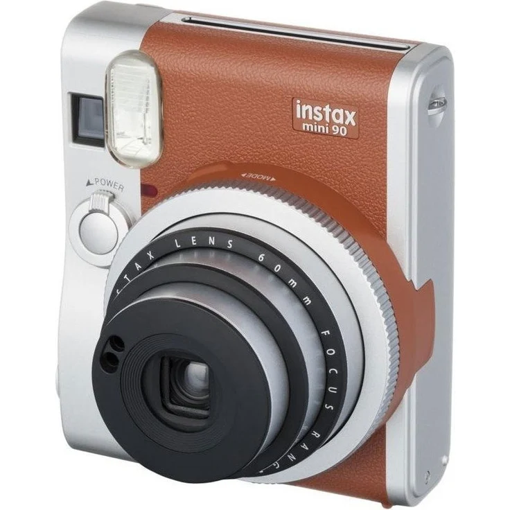 Fujifilm Instax Mini 90 Neo Classic Kamera, Sofortbildkamera, Braun – Bild 8
