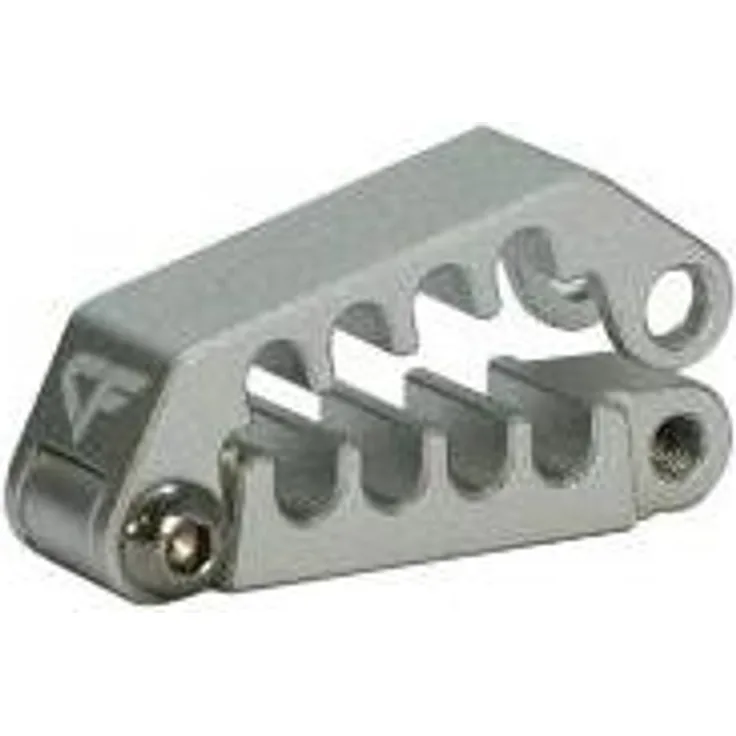 Nanoxia 900500420 Coolforce Kabelclip CC-8, Für Kabel Mit Acht Einzelnd Gesleevten Kabelsträngen, Aluminium