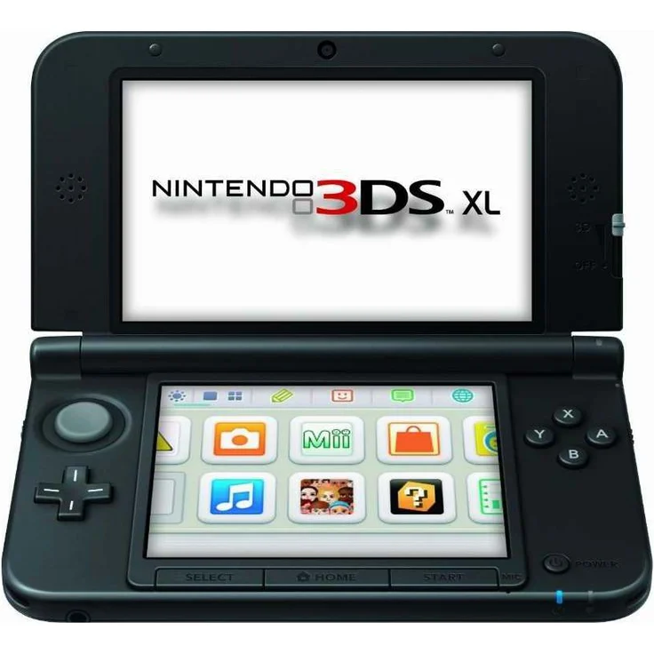 Nintendo 3DS XL Blau Schwarz 256MB & 4GB Speicherkarte – Bild 2