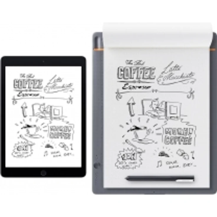 Wacom Bamboo Slate Smartpad A4, Großes Notepad (mit Digitalisierungs-Funktion inkl. Eingabestift mit Kugelschreiber-Mine, geeignet für Android & Apple) – Bild 2