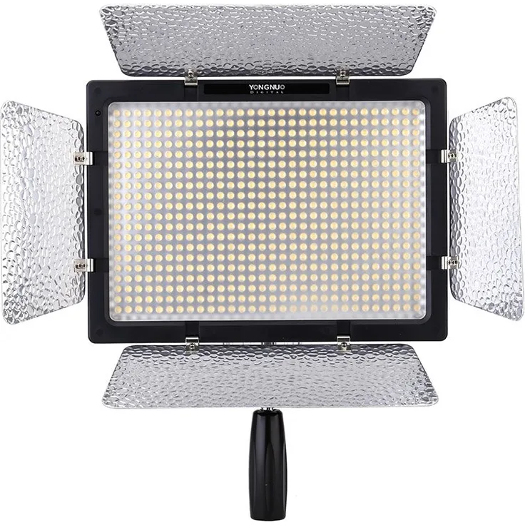 Andoer Yongnuo YN-600L II 600 LEDs Video Studio Fotografie Licht Lampe Einstellbare Farbe Temperatur 3200K-5500K für Canon Nikon Sony Pentax Olympus Camcorder DSLR Kamera mit Drahtlosem Regler