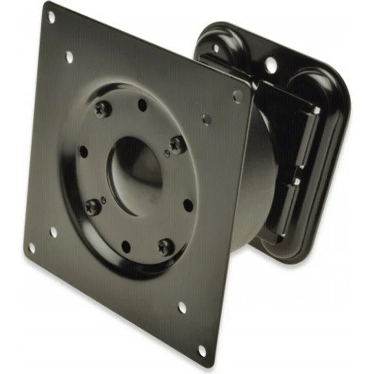 DIGITUS TFT Monitor Halterung - Wandbefestigung, 35 schwenkbar, 360 drehbar, VESA 75x75 und 100x100, bis 15kg blastbar, schwarz