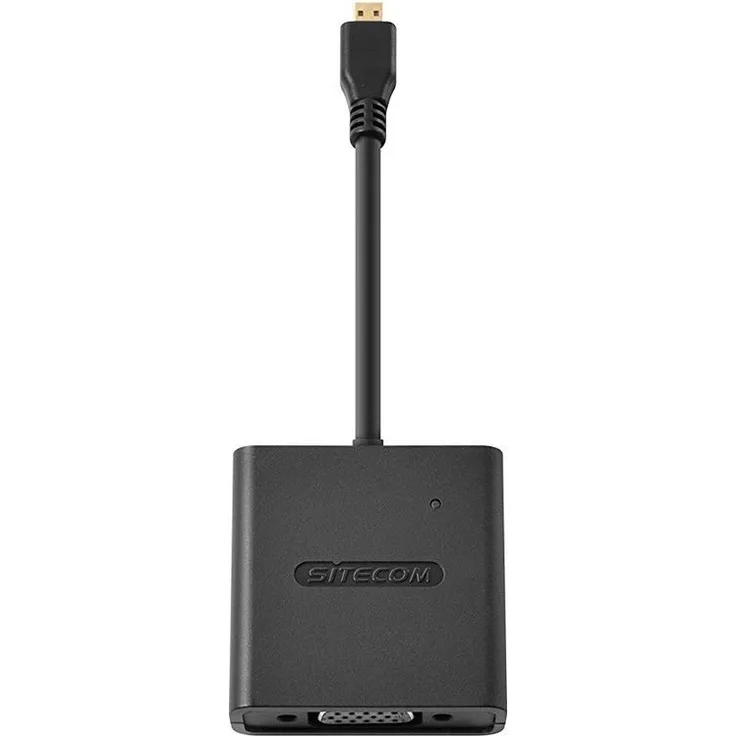 Sitecom CN-355 Micro-HDMI auf VGA mit Audio Adapter schwarz