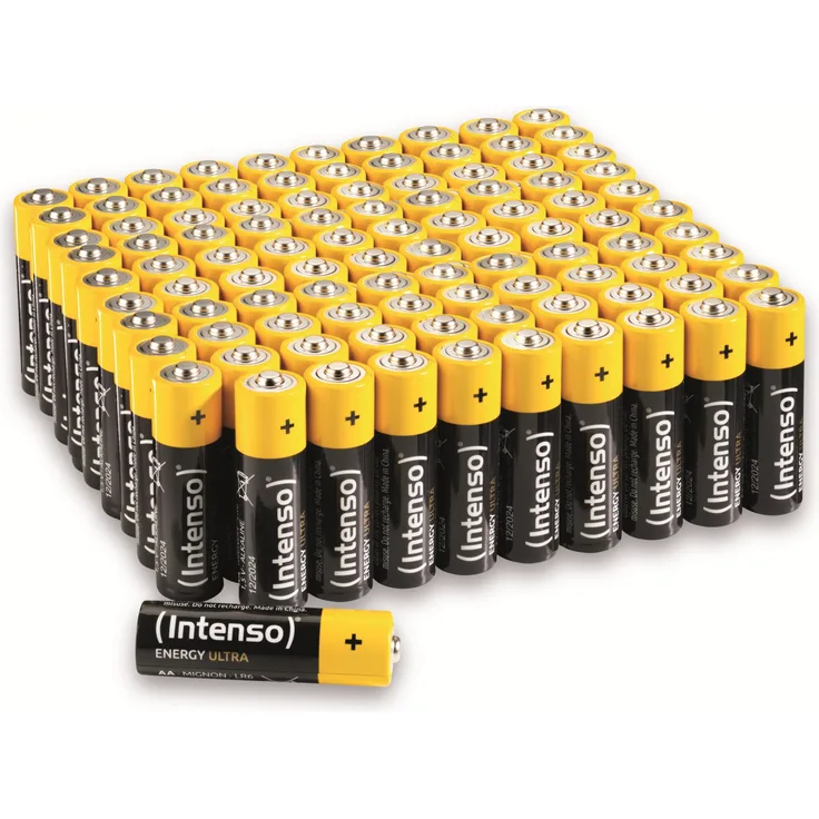 Mignon-Batterie INTENSO Energy Ultra, AA LR06, 100 Stück