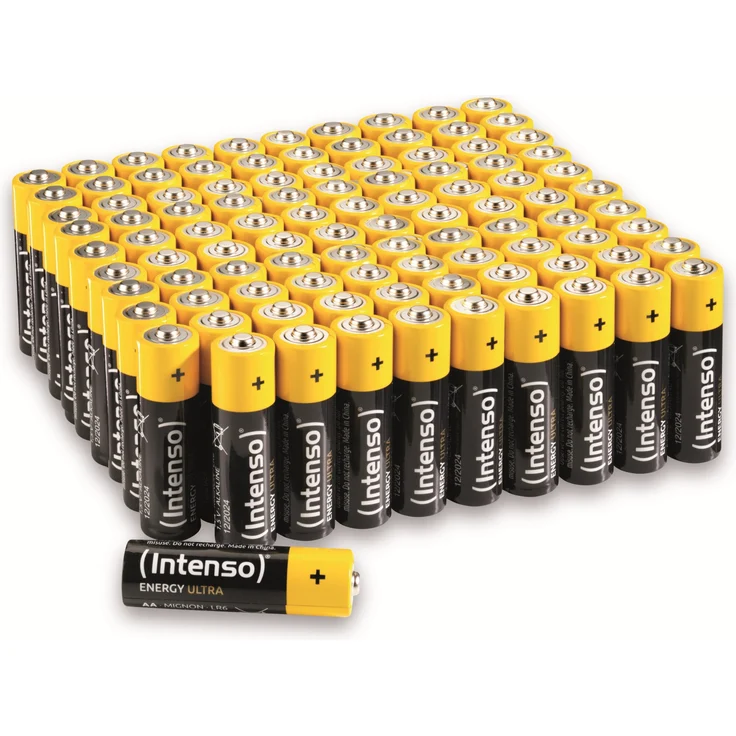 Mignon-Batterie INTENSO Energy Ultra, AA LR06, 100 Stück – Bild 1