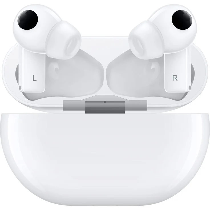 Huawei FreeBuds Pro, Ceramic White In-Ear Kopfhörer, mit Bluetooth, Mikrofon, Noise Cancelling, weiß – Bild 6