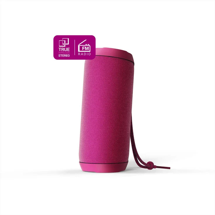 Energy Sistem Urban Box 2 (Bluetooth 5.0, TWS, USB-microSD MP3 Player, FM Radio, 10 W) - Magenta – Bild 1