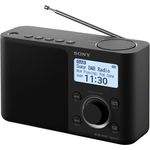 Sony XDR-S61D Digitalradio mit LCD-Display, schwarz