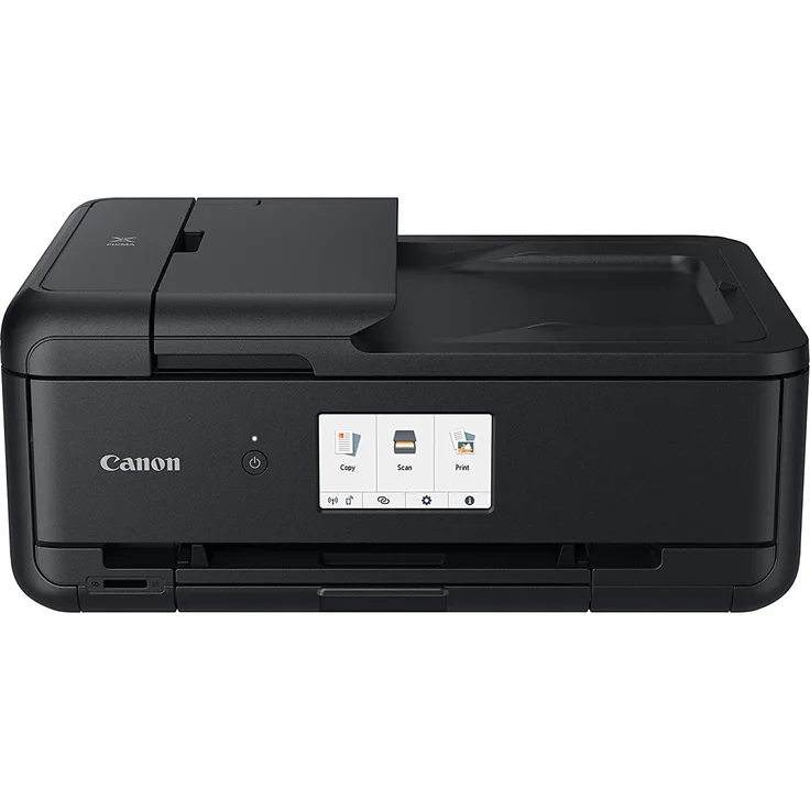 Canon PIXMA TS9550 (3-in-1) Multifunktionsdrucker - (Tintenstrahl) Farbe, Druckgeschwindigkeit: 15 s/w, 15 Farbe, Auflösung: 4800 x 1200, LAN, USB, WLAN, AirPrint, Wi-Fi Direct, Cloud Print (2988C006)