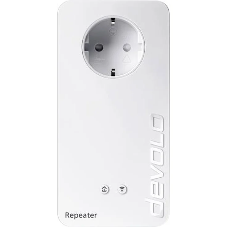 devolo WiFi Repeater+ ac (1200Mbit, 2x LAN, WPS, MU-MIMO, WLAN Verstärker) – Bild 1
