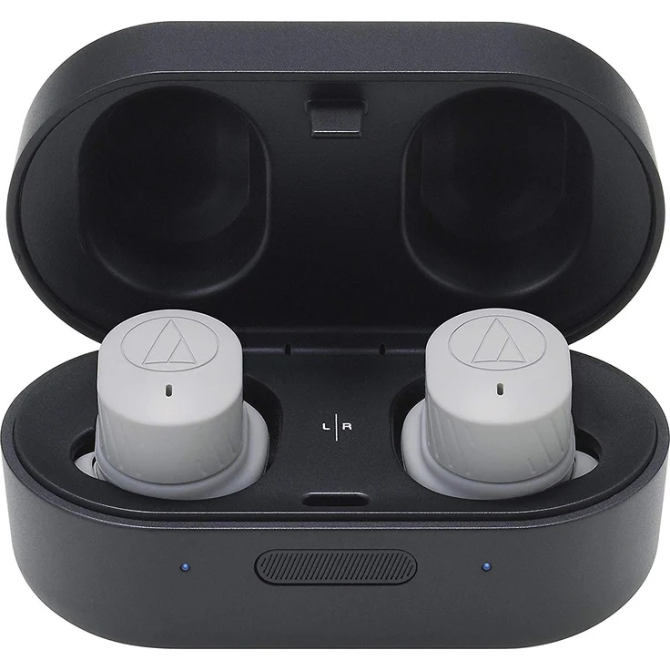 Audio-Technica ATH-SPORT7TW In-Ear Kopfhörer, mit Bluetooth, Mikrofon, grau – Bild 2