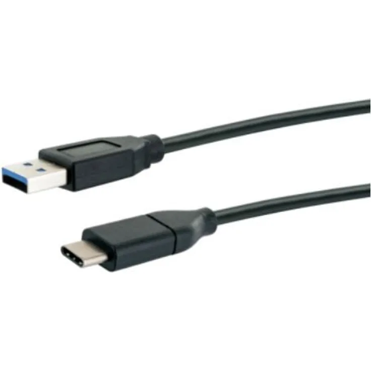 Schwaiger Sync und Ladekabel USB 3.1 auf USB 3.0 A, dunkelgrau