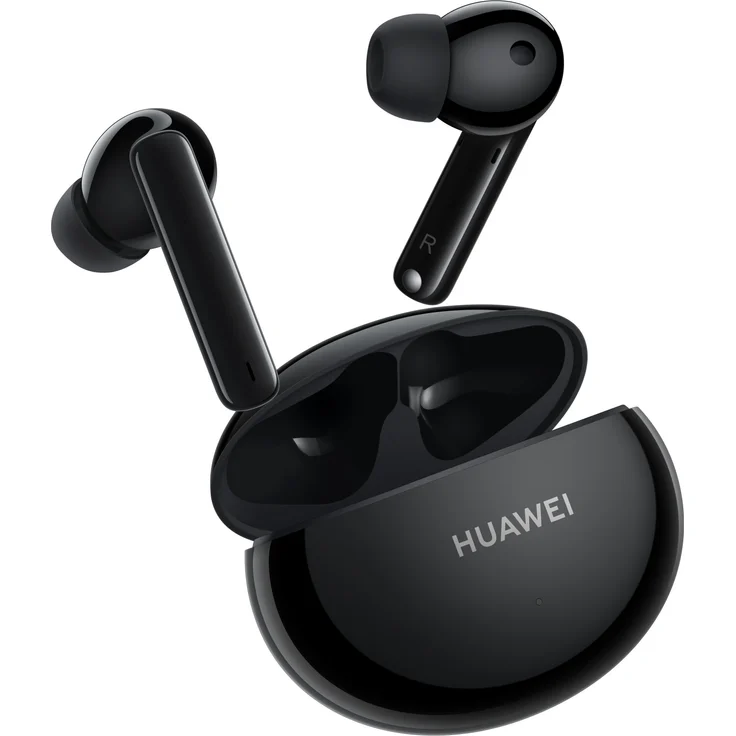 Huawei FreeBuds 4i Carbon Black True Wireless In-Ear Kopfhörer, mit Bluetooth, Mikrofon, Noise Cancelling, schwarz – Bild 2