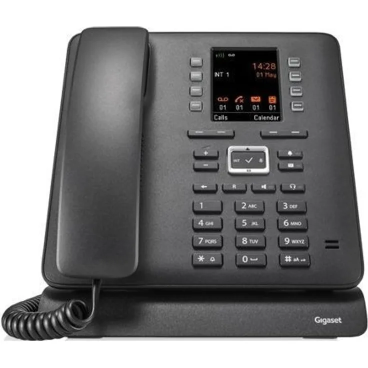 Gigaset Pro Maxwell C DECT-Tischtelefon für mehr Flexibilität - ein DECT-Telefon mit Optik eines Tischtelefons - flexibles Business Phone, schwarz