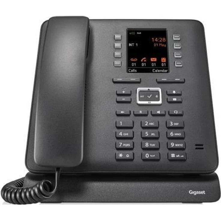 Gigaset Pro Maxwell C DECT-Tischtelefon für mehr Flexibilität - ein DECT-Telefon mit Optik eines Tischtelefons - flexibles Business Phone, schwarz – Bild 1