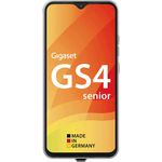Gigaset GS4 Senior Seniorenhandy 6,3 Zoll Farbdisplay, 64GB interner Speicher, GB RAM, Schwarz