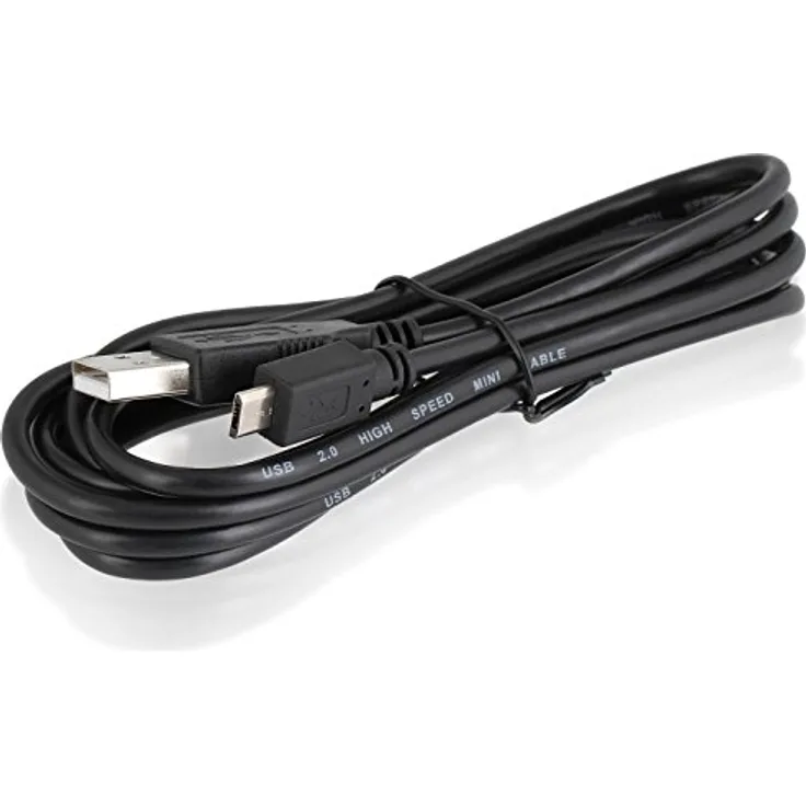 Wicked Chili Playstation 4 USB Ladekabel für PS4 Controller DualShock 4 Wireless Controller (180cm, microUSB, schwarz), 1x Ladekabel