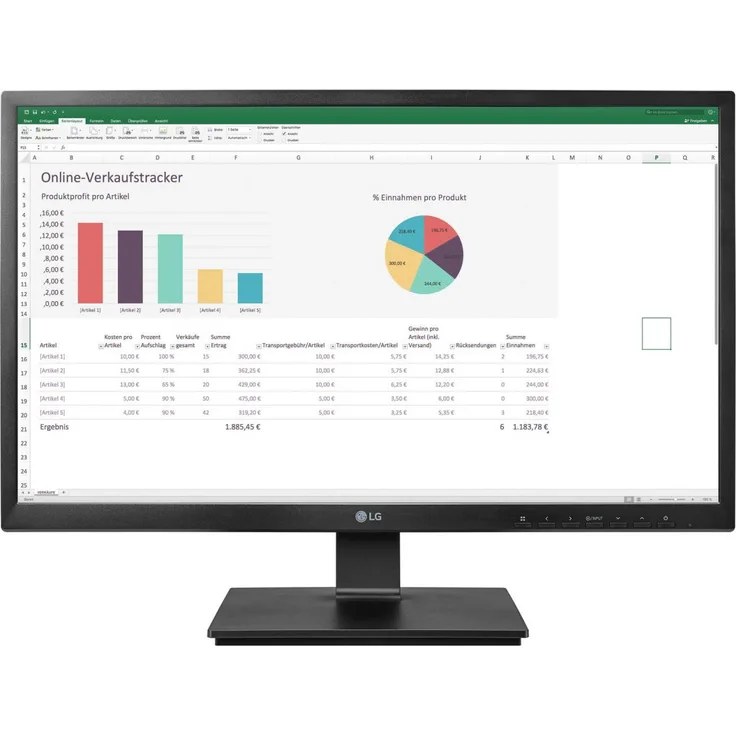 LG Electronics 24CK550N-3A - 23,8 Zoll, Full HD (1920 x 1080), IPS-Panel, 60Hz, 5ms, 250cd/m²