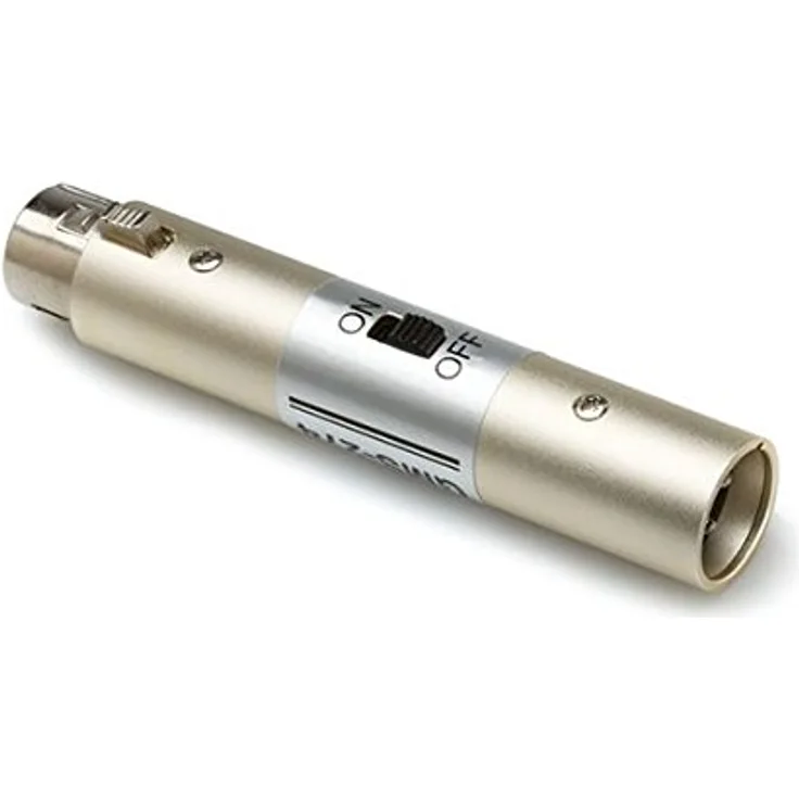 Hosa GMS274 Mikrofon Power Schalter XLR3F auf XLR3M