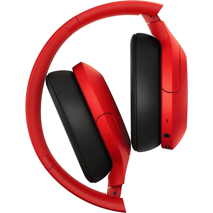Sony WH-H910N kabellose High-Resolution Kopfhörer (Noise Cancelling, Bluetooth, Quick Attention Modus, bis zu 40 Std. Akkulaufzeit, Headset mit Mikrofon für Telefon & PC-Laptop) rot – Bild 7