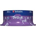 Verbatim DVD+R 4.7GB 16x, 25er Spindel (43500)