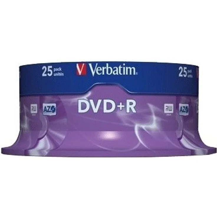 Verbatim DVD+R 4.7GB 16x, 25er Spindel (43500)
