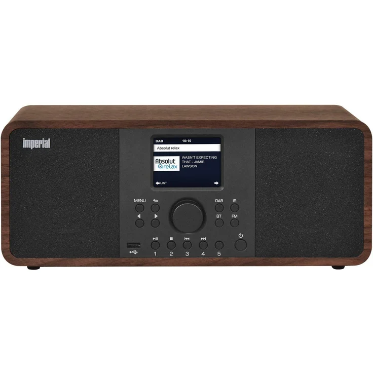 Imperial Dabman i205 Tischradio mit Bluetooth, WLAN, TFT-Display, braun, schwarz – Bild 2