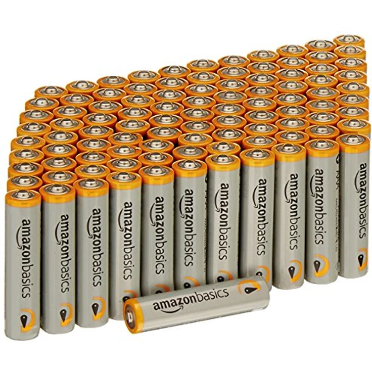 AmazonBasics AAA-Alkalibatterien, leistungsstark, 1,5 V, 100 Stück (Aussehen kann variieren) – Bild 1
