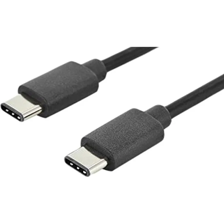 DIGITUS USB 2.0 Anschluss-Kabel - 1.8m - Verbindungs-Kabel mit 2 USB Typ-C Steckern - High-Speed 480 Mbit-s - Schwarz