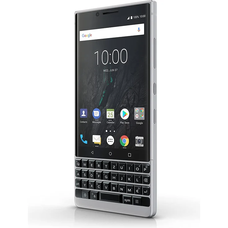 BlackBerry Key2 Smartphone 11,43cm (4,5 Zoll) Display, 64GB interner Speicher, 6GB RAM, Silber – Bild 3