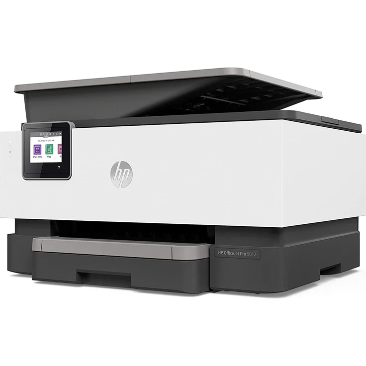 HP Officejet PRO 9012e (4-in-1) Multifunktionsdrucker - (Tintenstrahl) Farbe, Druckgeschwindigkeit: 22 s/w, 18 Farbe, Auflösung: 1200 x 1200, WLAN, AirPrint, NFC, Wi-Fi Direct, Cloud Print (22A55B) – Bild 3