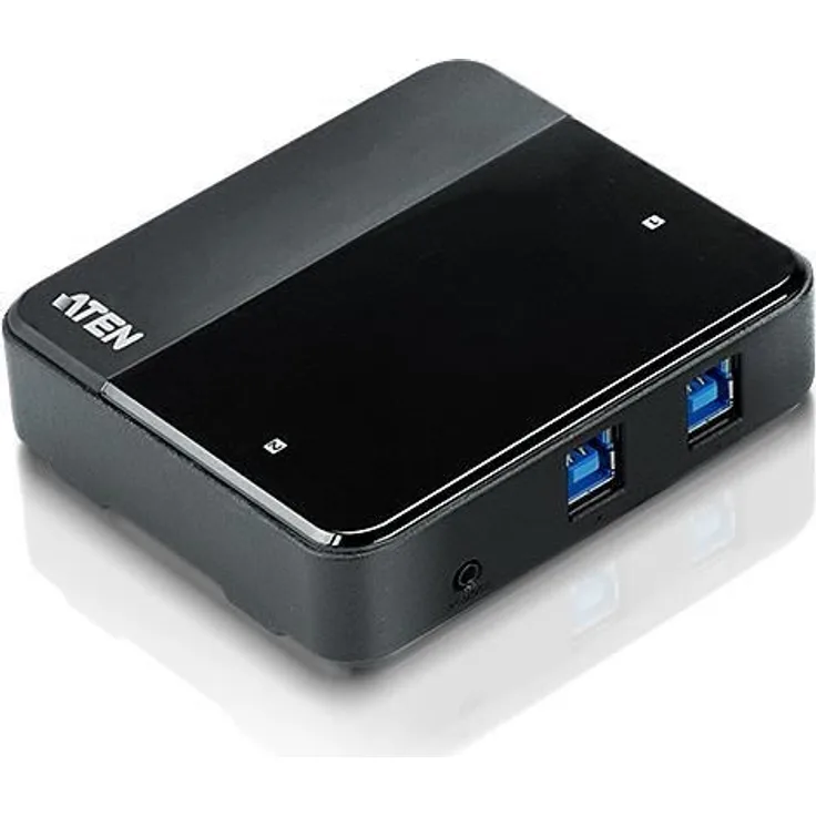 ATEN US234 - USB-Umschalter für die gemeinsame Nutzung von Peripheriegeräten - 2 x SuperSpeed USB3.0 - Desktop (US234-AT)