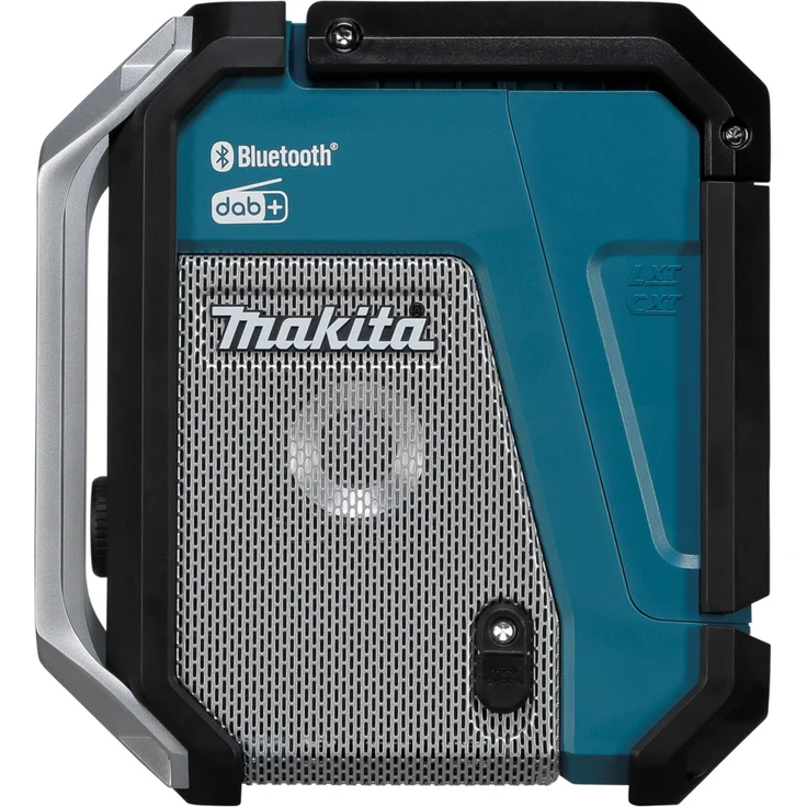 Makita DMR115 ohne Akku, inkl. Bluetooth, Netzteil Baustellenradio mit Bluetooth, geeignet für Outdoor, spritzwassergeschützt, blau – Bild 7