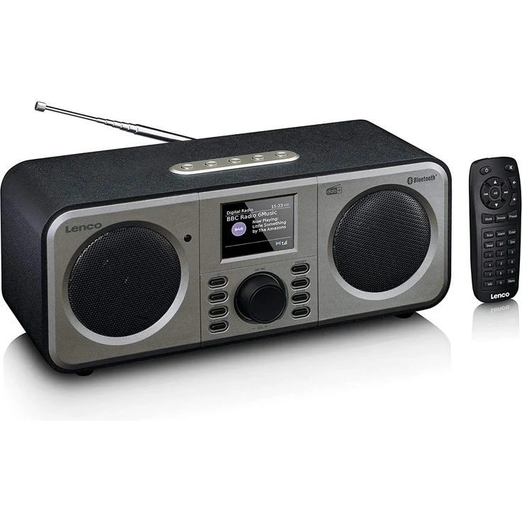 Lenco DAR-030 Tischradio mit Bluetooth, TFT-Display, schwarz – Bild 3