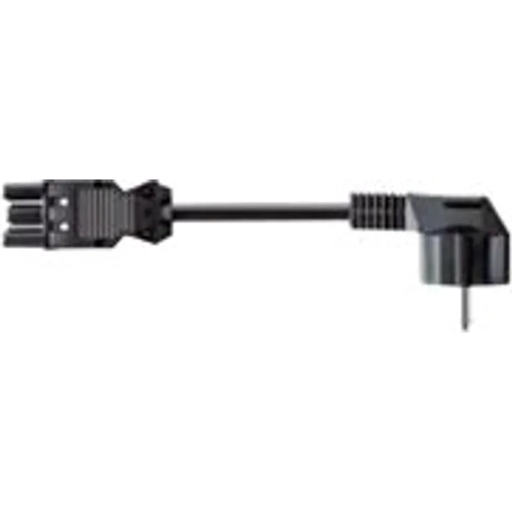 Bachmann S05VV-F 3G - Stromkabel - GST18i3 (M) - 3 m - rechts-gewinkelter Stecker - Schwarz (375.045)