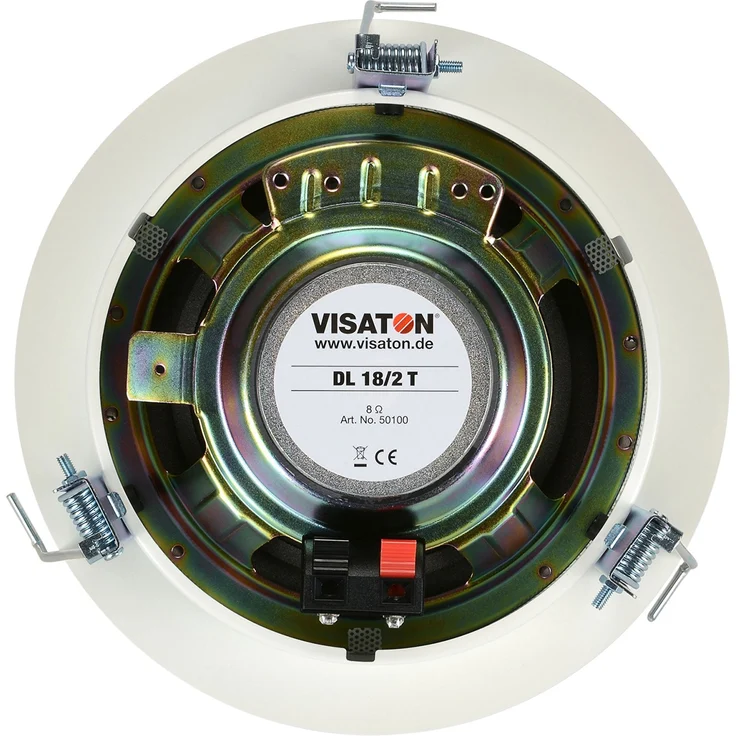 Visaton HiFi-Deckenlautsprecher 18cm, DL 18/2 T / 8 Ohm Deckenlautsprecher weiß – Bild 3