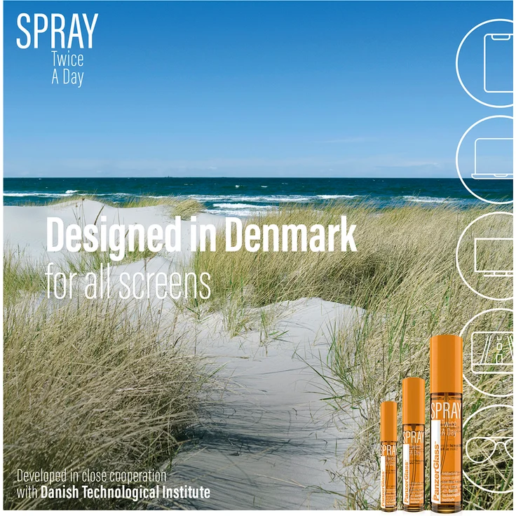 PanzerGlass Spray Twice A Day 8 ml, Displayreiniger (nur in 10er Mengen bestellbar) – Bild 7
