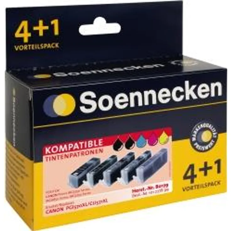 Soennecken Tintenpatrone 80179 wie Canon PGI570/CLI571 5 St./Pack. (80179)