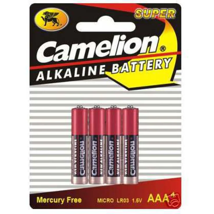 Camelion 10000403 Super heavy duty Batterien R03-Micro, 4er-Pack
