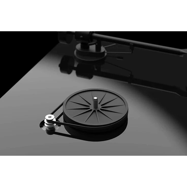 Pro-Ject T1 Audio-Plattenspieler mit Riemenantrieb Schwarz – Bild 4