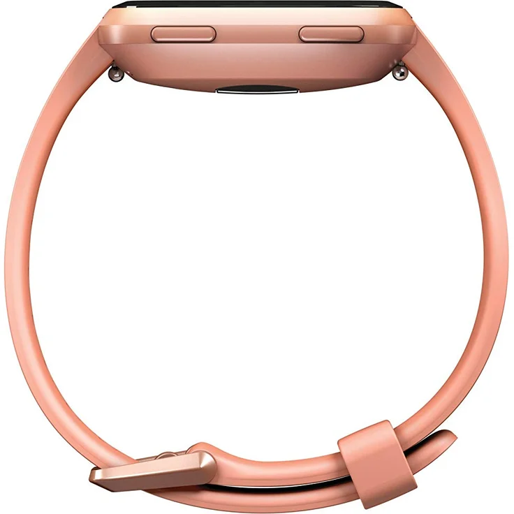 Fitbit Versa Smartwatch Damen, S/L, Aluminiumgehäuse, Roségold/Pfirsich – Bild 4