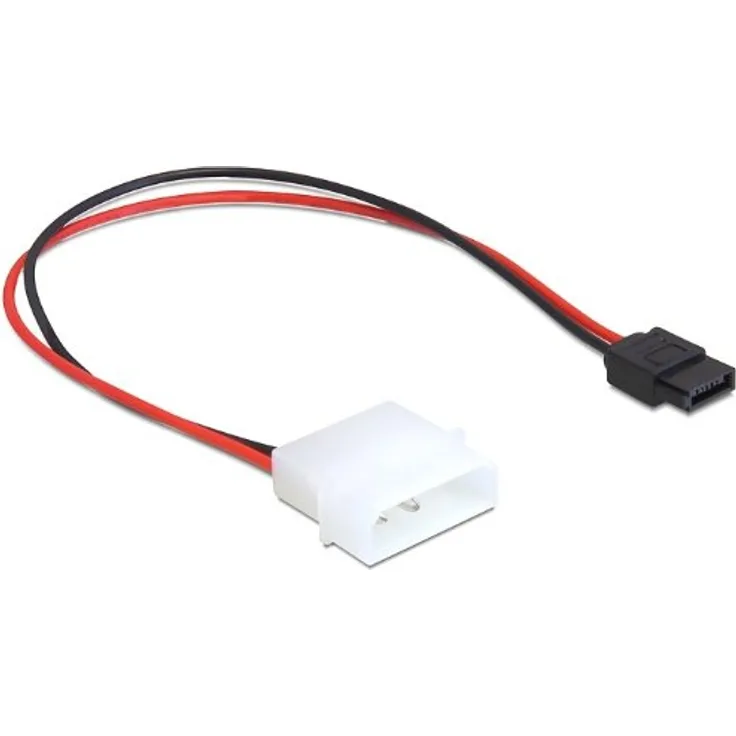 Delock Kabel IDE Power (Molex) > SATA Power 6 Pin - Stromanschlusskabel für Slim SATA Geräte - 24,5 cm (82913)