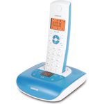 Audioline PRO 280 COLOR Analog-Telefon blau/weiß