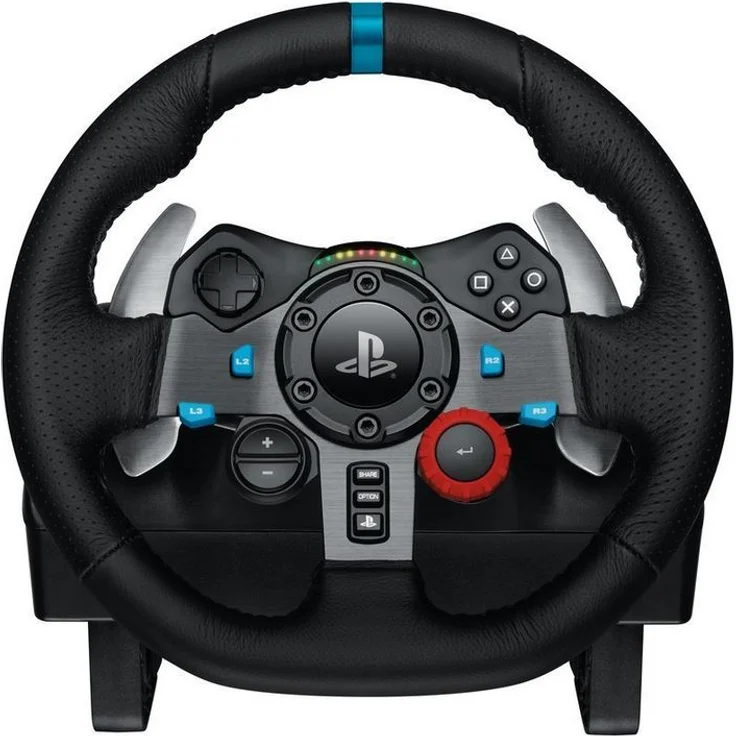 Logitech G29 Driving Force Gaming-Lenkrad Schwarz (941-000112) (PC, PS3, PS4, PS5) – Bild 2