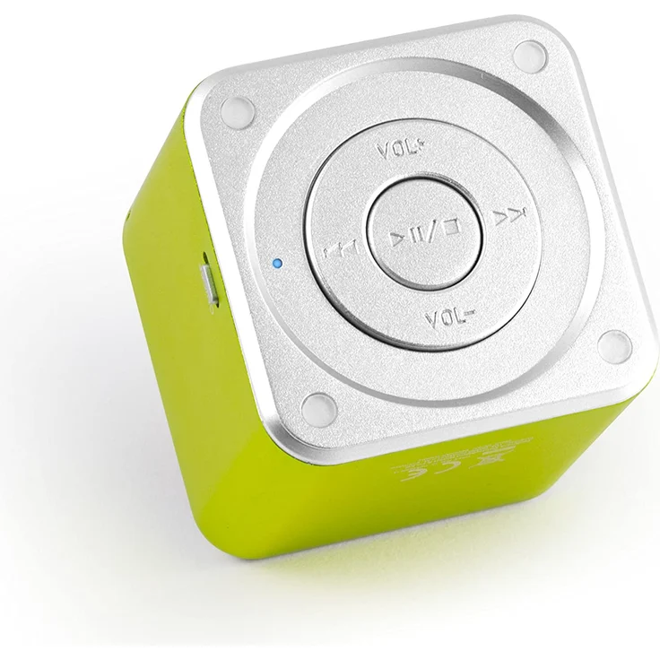 Technaxx MusicMan mini Wireless Soundstation BT-X2 Bluetooth-Lautsprecher mit Kartenleser, grün – Bild 2