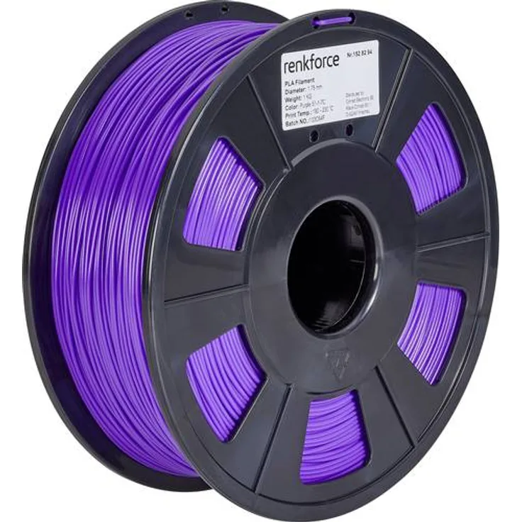 Renkforce RF-4511210 Filament PLA 1.75mm 1000g Purple 1St.